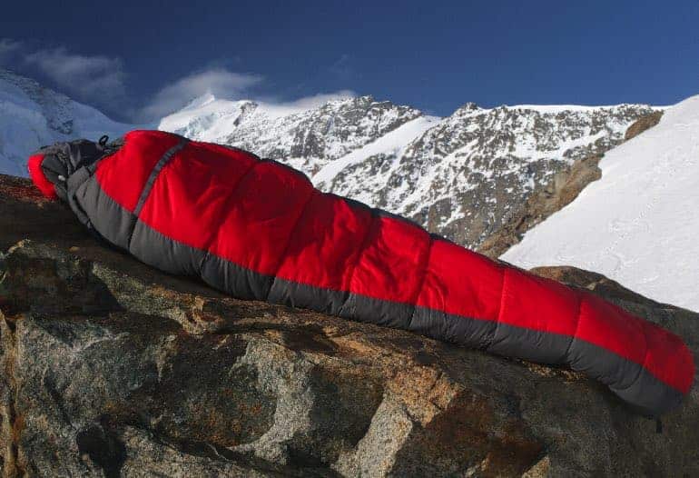 sleeping bag construction