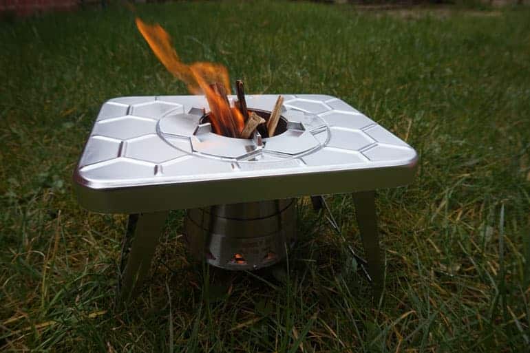 collapsible wood burning backpacking stove