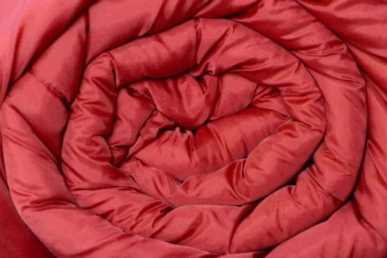 sleeping bag insulation